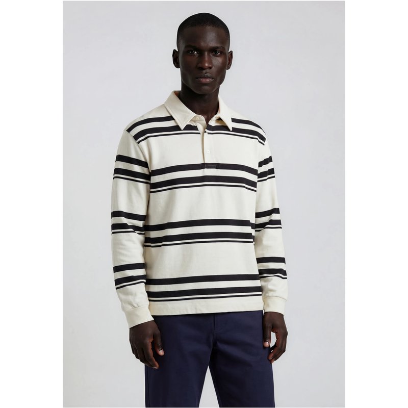 Minimum Tate rlx ls strp polo