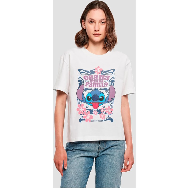 Merchcode Lilo & Stitch Ohana Means Family Tee