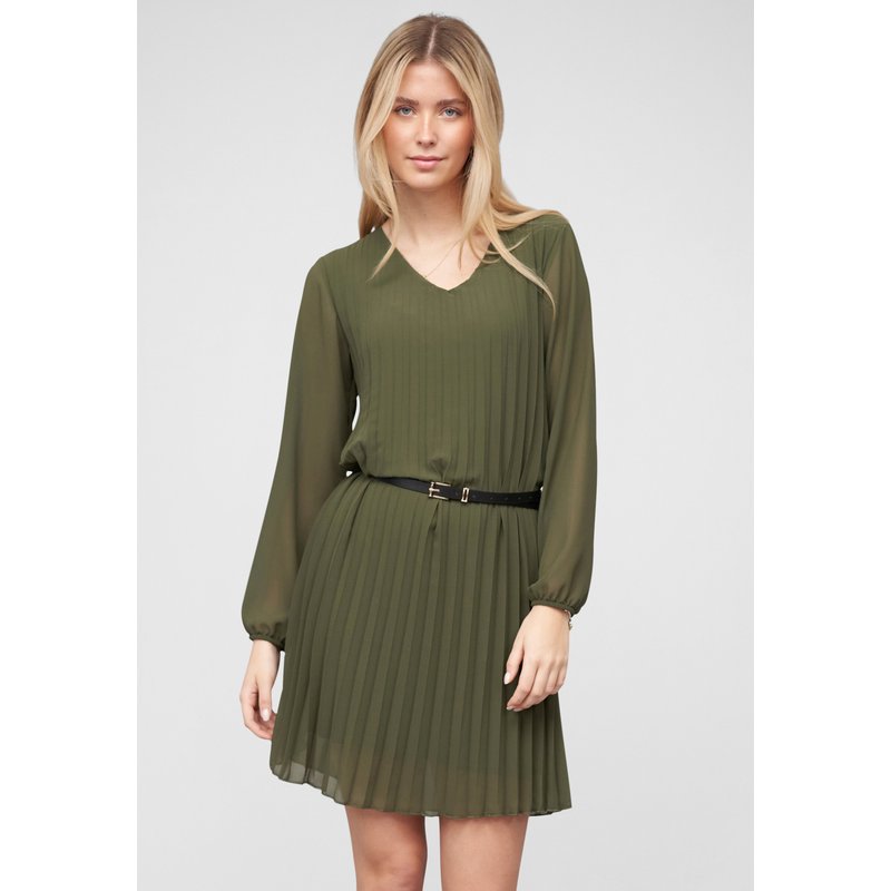 Cloud5ive Cloud 5ive Pleated Dress with belt