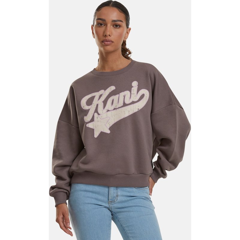 Karl Kani Woven Signature Star Logo Crew Pullover