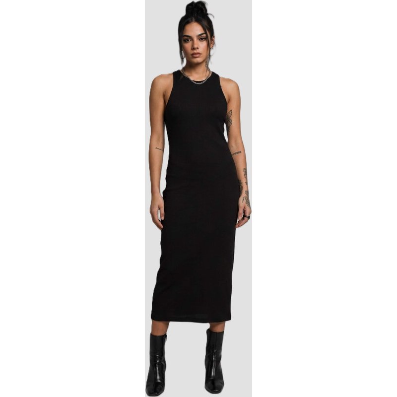 Urban Classics Ladies Long Racerback Rib Dress