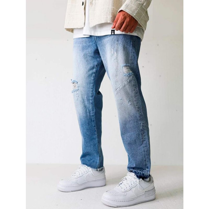 2Y Premium Asymmetrical Straight Fit Jeans