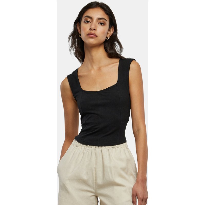 Urban Classics Ladies Short Corsage Top