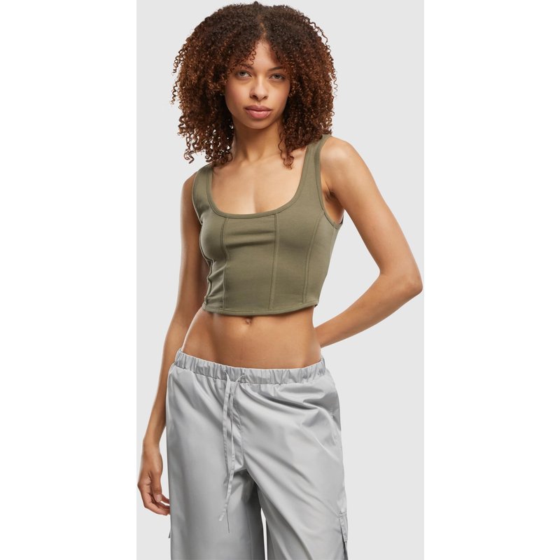 Urban Classics Ladies Jersey Corsage Top