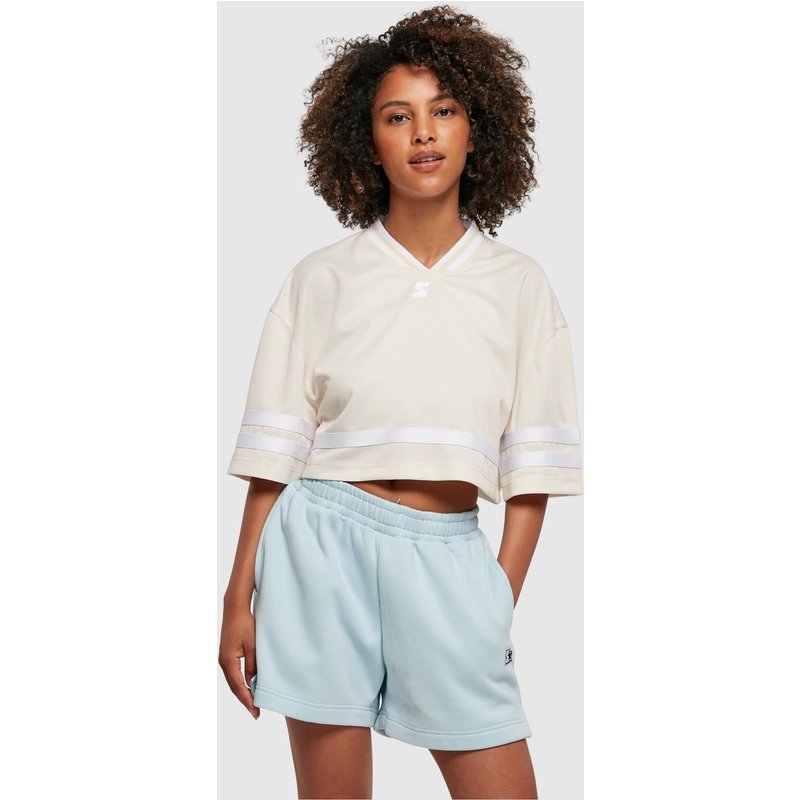 Starter Black Label Ladies Cropped Mesh Jersey