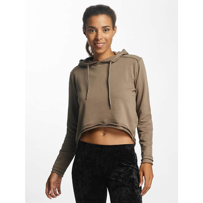 Urban Classics Ladies Cropped Terry Hoody