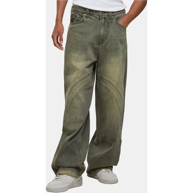 Karl Kani OG Washed Wavy Seams Denim Baggy Pants