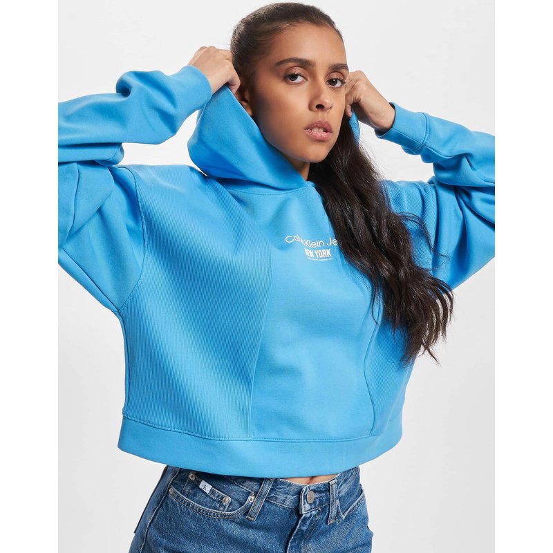 Calvin Klein Jeans Rib Insert Interlock Hoodie