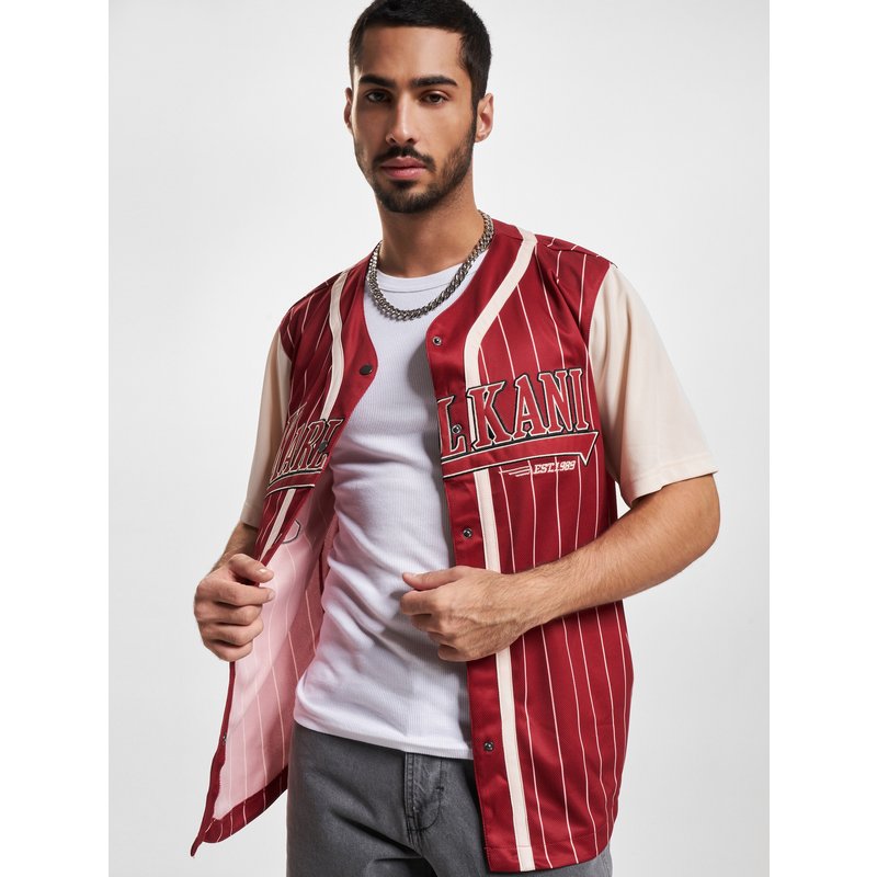 Karl Kani Trekking Block Pinstripe Baseball T-Shirt