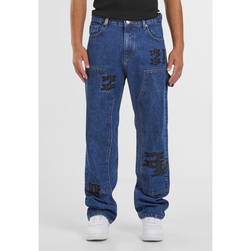 2Y Studios Manas Logo Carpenter Straight Jeans