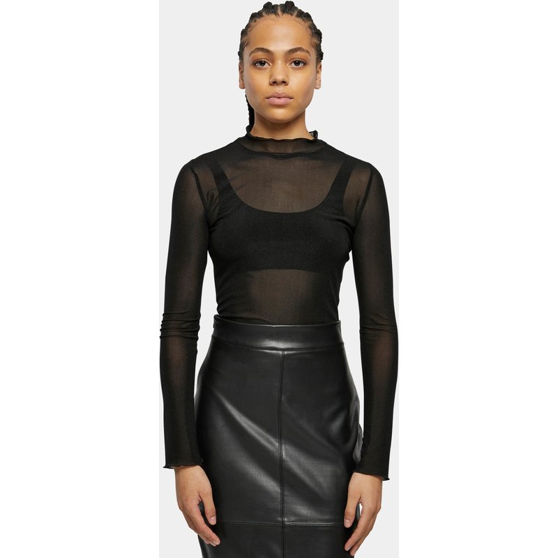 Urban Classics Ladies Mesh Turtleneck Body