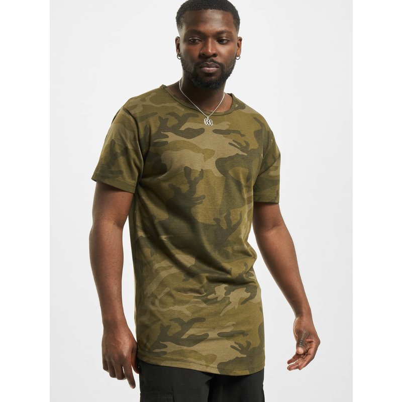 Urban Classics Camo Shaped Long Tee