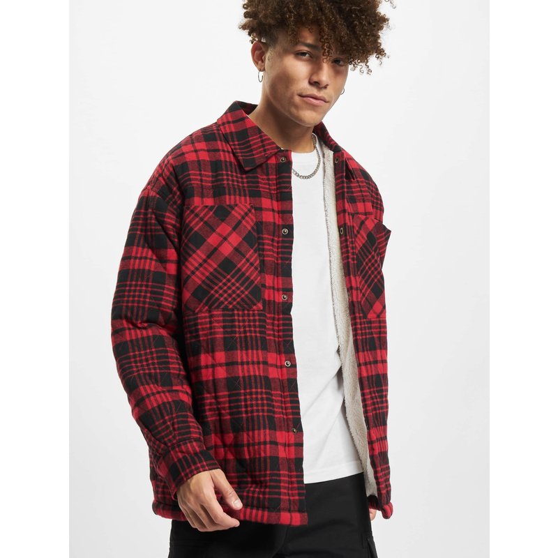 Southpole Flannel Quilted Shirt Jacket