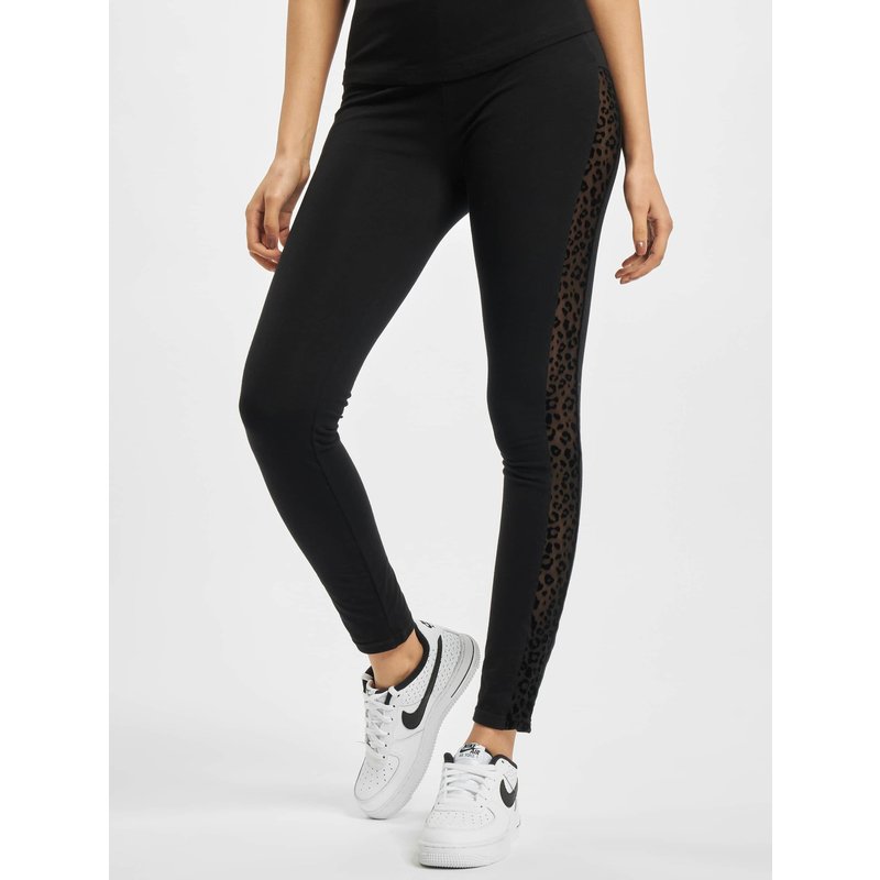 Urban Classics Ladies Flock Lace Stripe Leggings