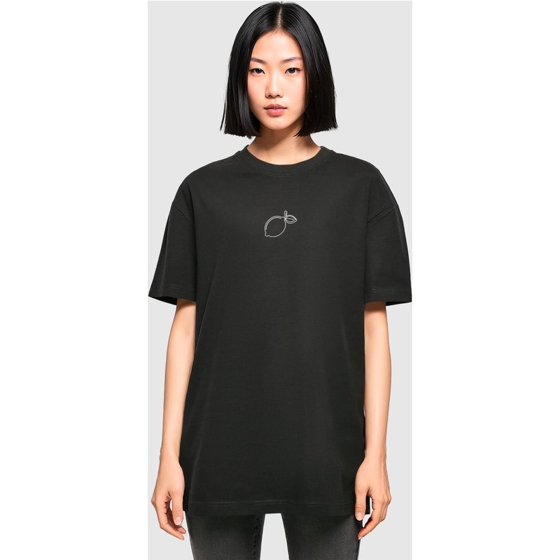 Merchcode Ladies Summer - Lemon Oversized Boyfriend Tee