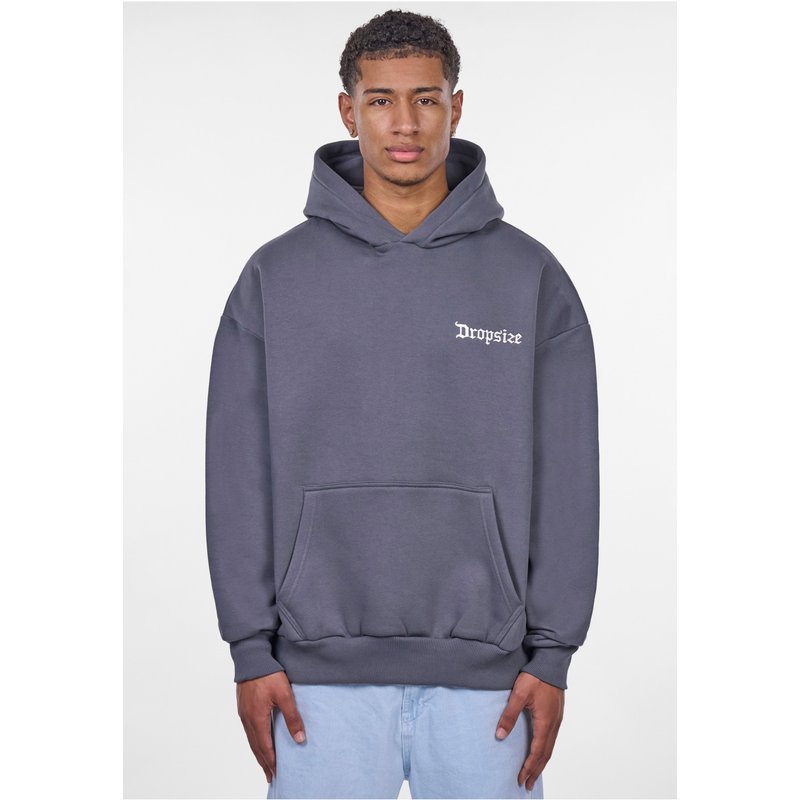 Dropsize HEAVY OVERSIZE EMBO HOODIE