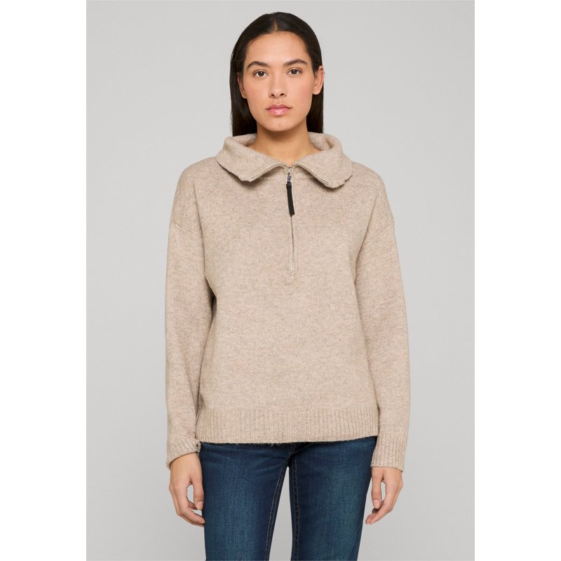Estelou Soft touch half zip knit