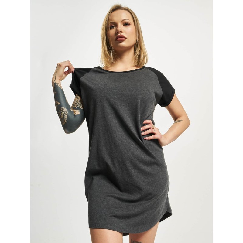 Urban Classics Ladies Contrast Raglan Tee Dress