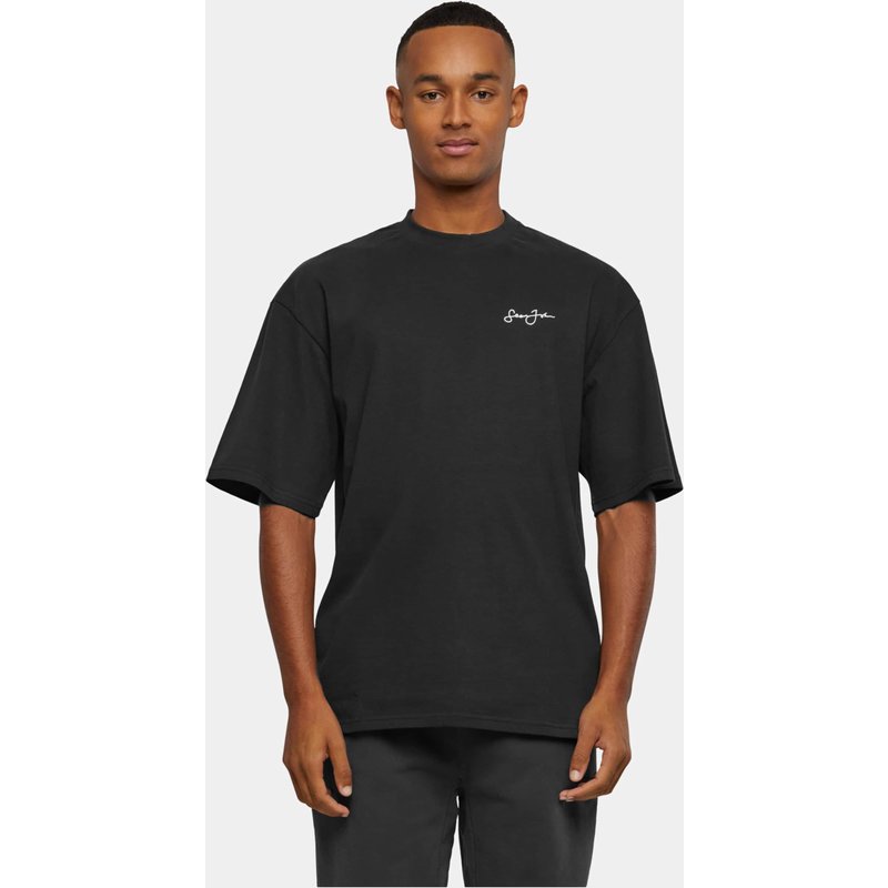 Sean John Script Logo Retro Car Backprint Peached Tee