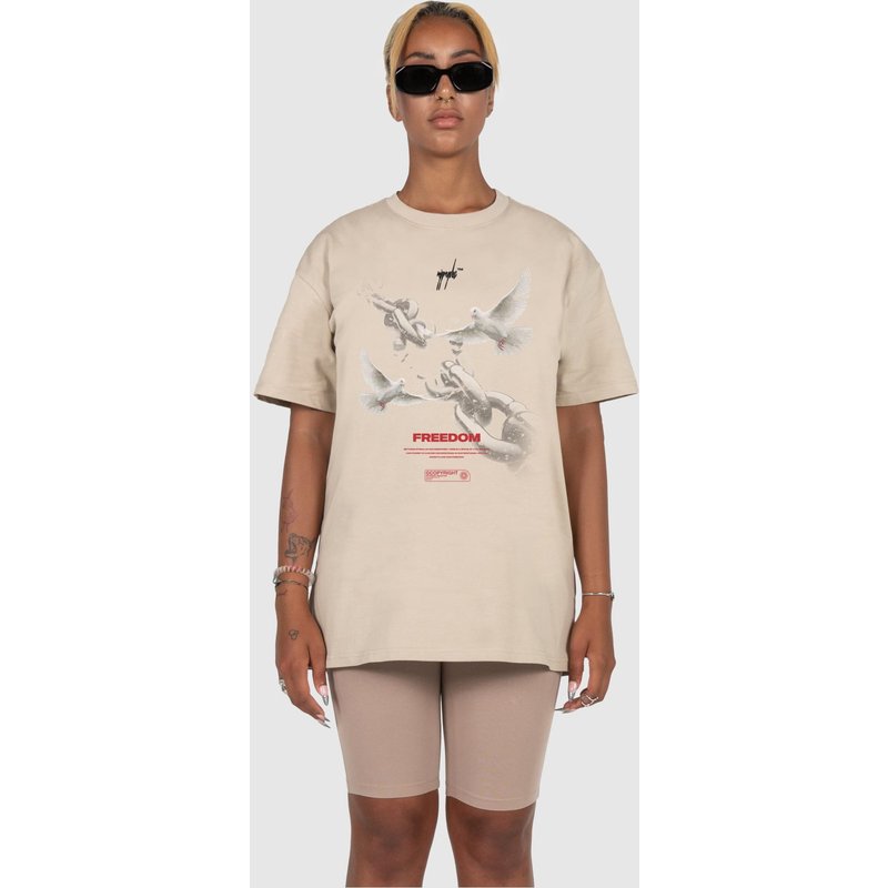MJ Gonzales Ladies Freedom x Heavy Oversized Tee