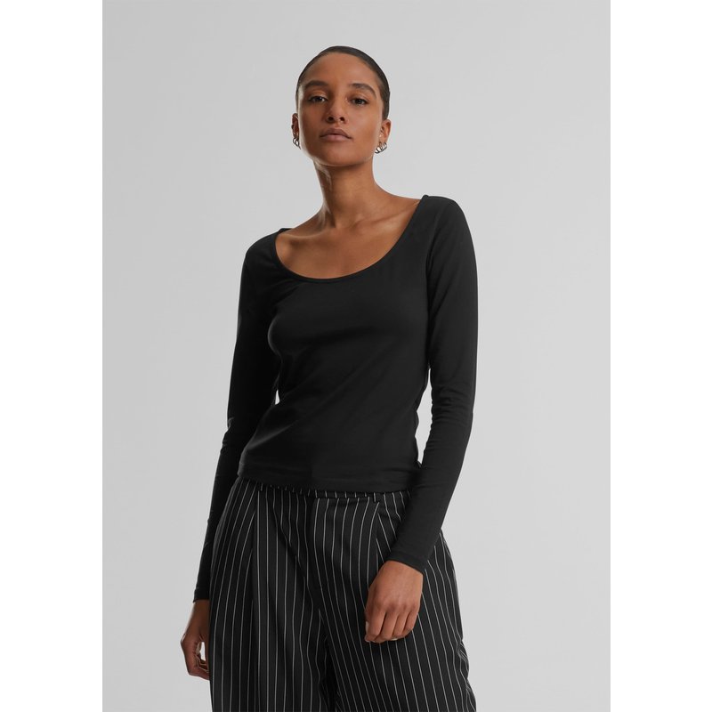 Urban Classics Ladies Wide Neck Longsleeve