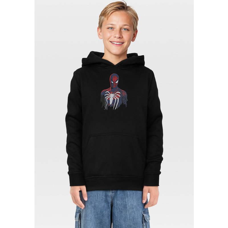 Mister Tee Kids Spiderman Logo Hoody