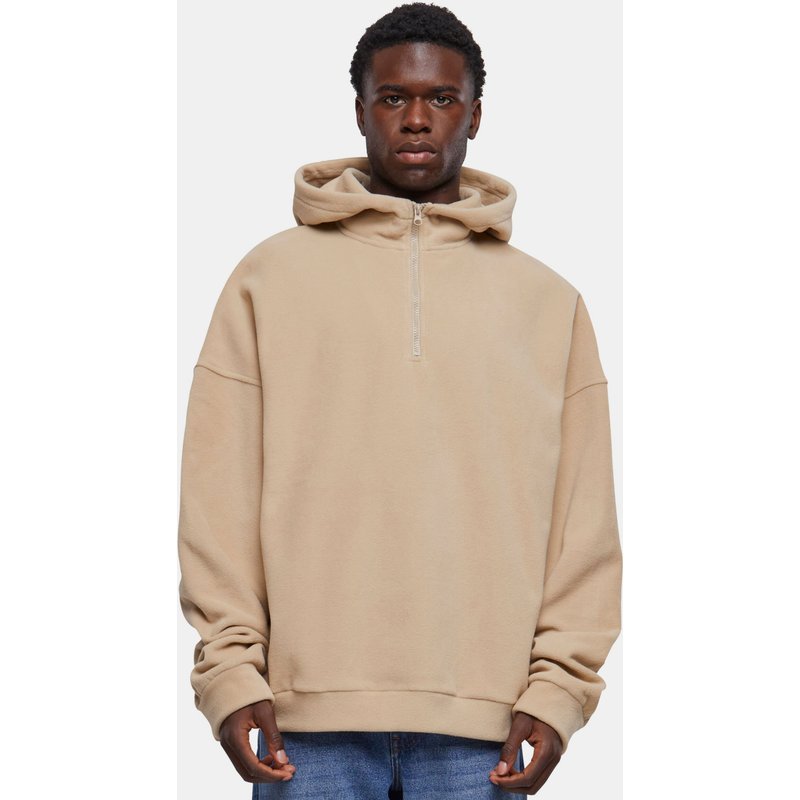 Urban Classics Oversized Polar Fleece Half Zip Hoody
