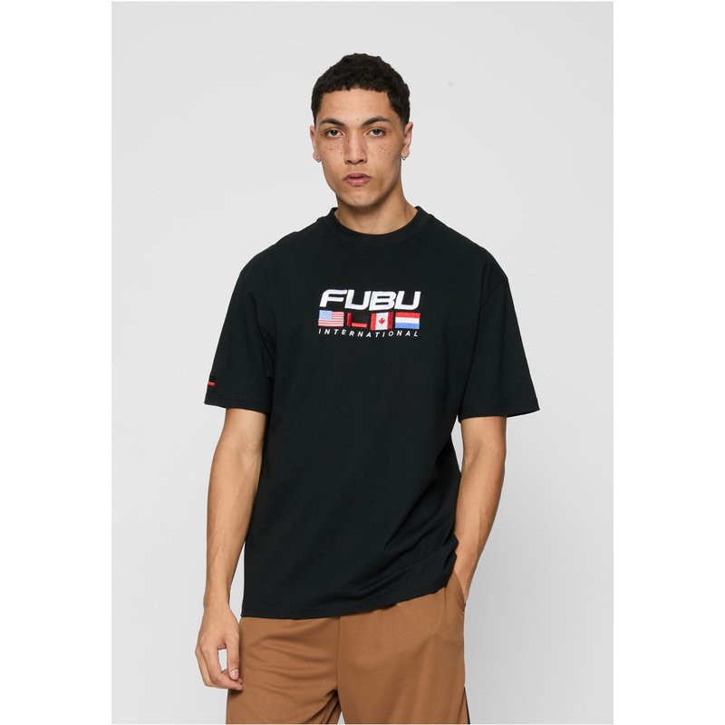 FBMQ12121BLK Fubu Corporate Intnl T-Shirt