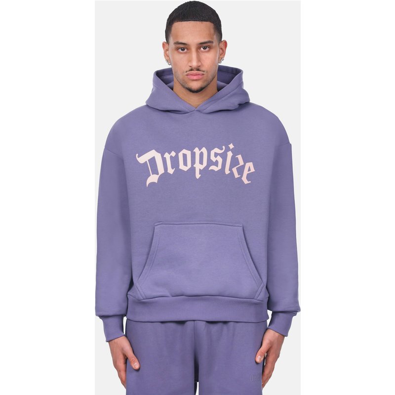 Dropsize Heavy Logo Design Hoodie