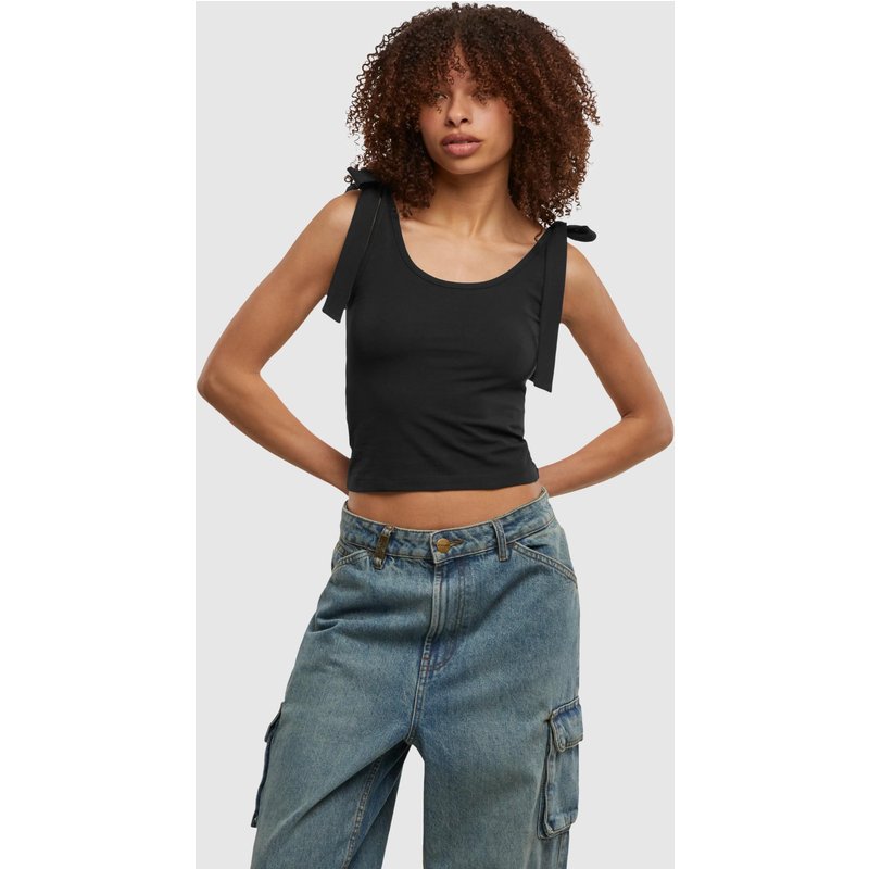 Urban Classics Ladies Tied Basic Jersey Top 2-Pack