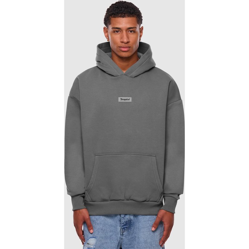Dropsize HEAVY OVERSIZE MIDDLE RUBBER PATCH HOODIE