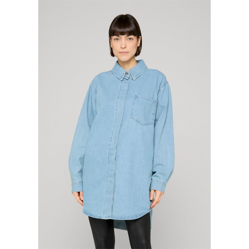 Urban Classics Ladies Oversized Denim Shirt Dress