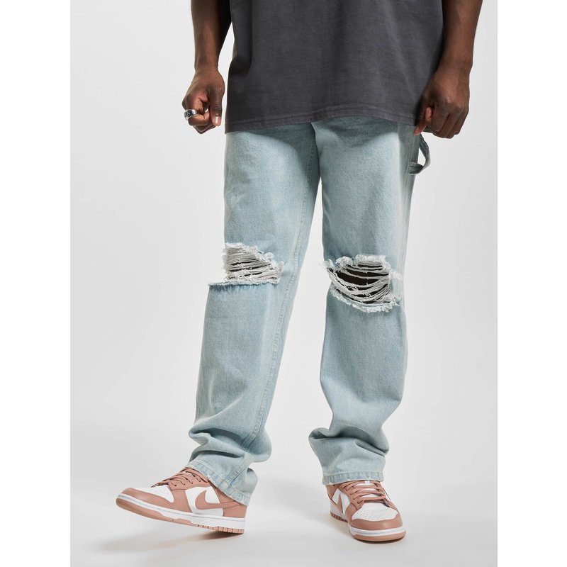 Karl Kani KM232-031-1 KK Retro Baggy Workwear Knee Cut Denim