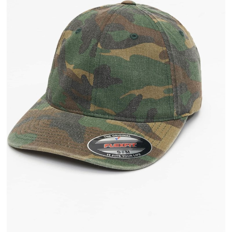 Flexfit Garment Washed Camo