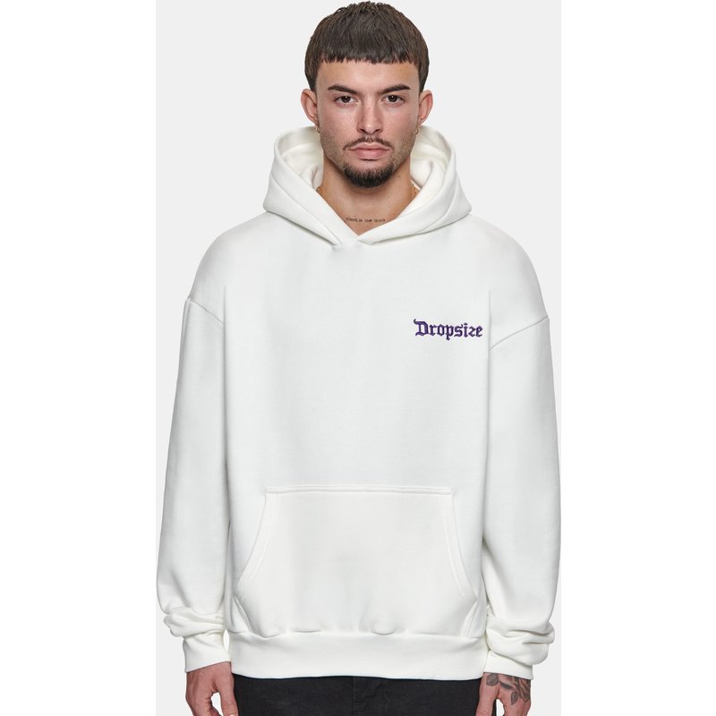 Dropsize Heavy Oversize Never Give Up Hoodie