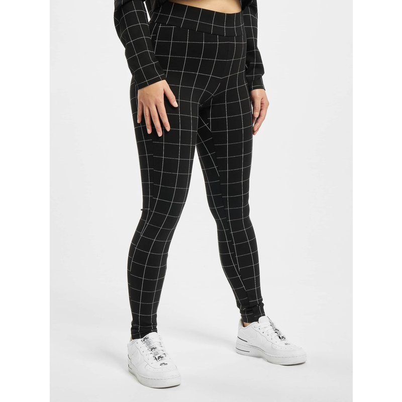 Urban Classics Ladies Check High Waist Leggings