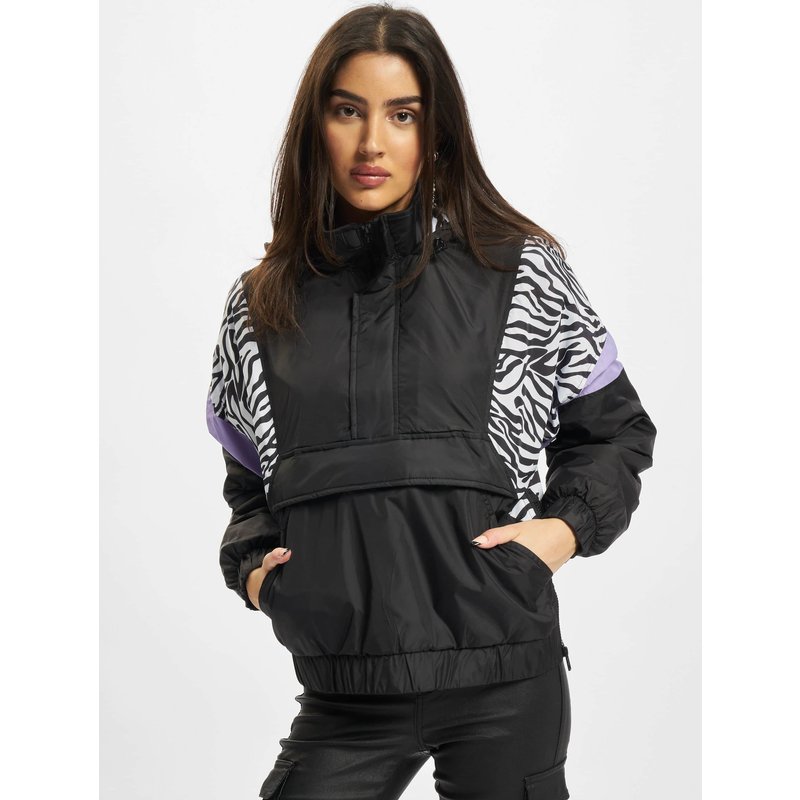 Urban Classics Ladies AOP Mixed Pull Over Jacket