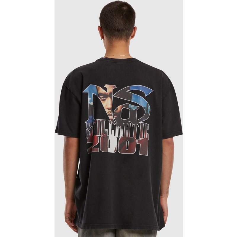 Merchcode Nas Stillmatic Acid Washed Oversize Tee