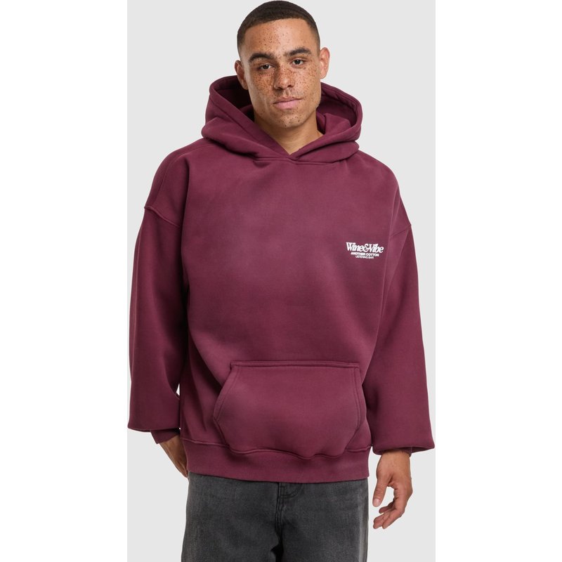 Another Cotton Lab Wine & Vibe Washed Hoodie