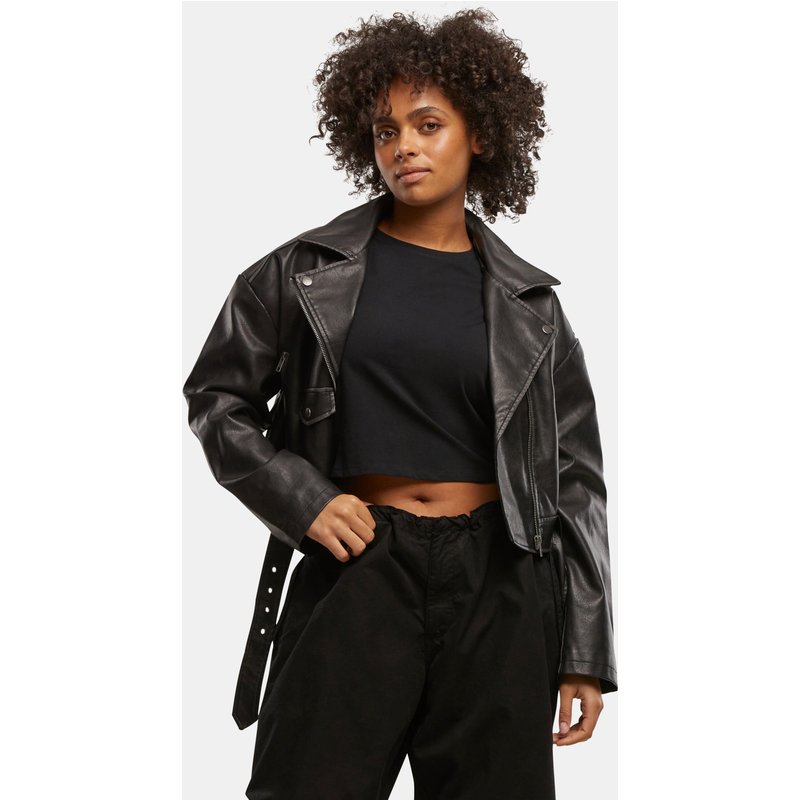Urban Classics Ladies Vintage Leather Jacket