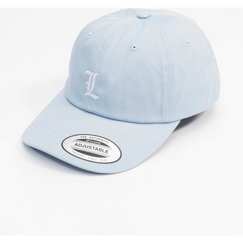 Mister Tee Letter Lightblue Low Profile Cap