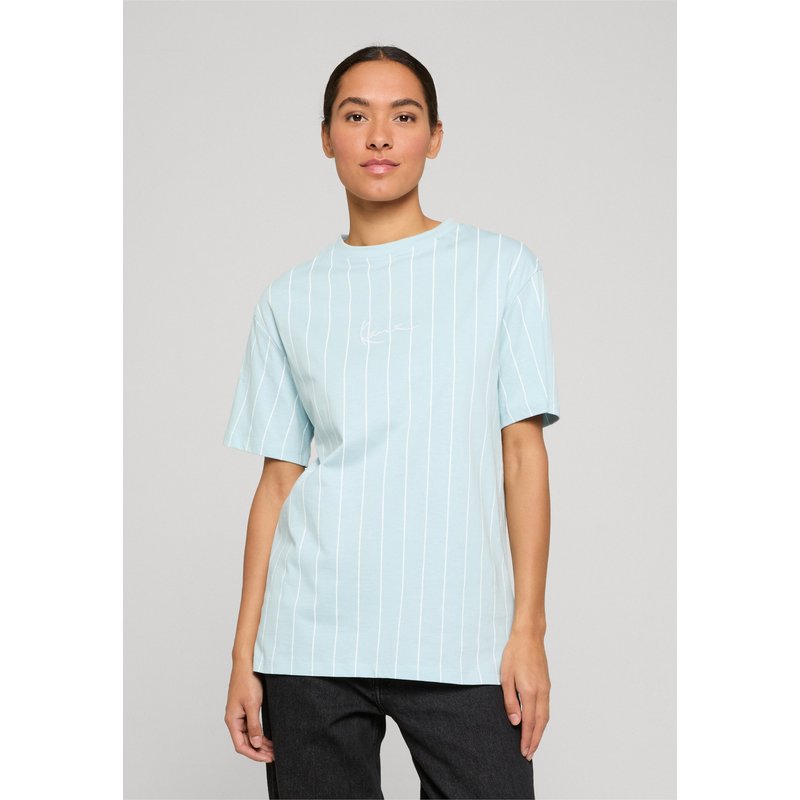 Karl Kani Small Signature Essential Pinstripe Os Tee