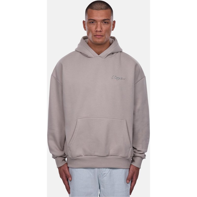 Dropsize HEAVY OVERSIZE SCRIPT LOGO HOODIE