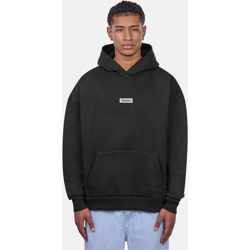 Dropsize HEAVY OVERSIZE MIDDLE RUBBER PATCH HOODIE