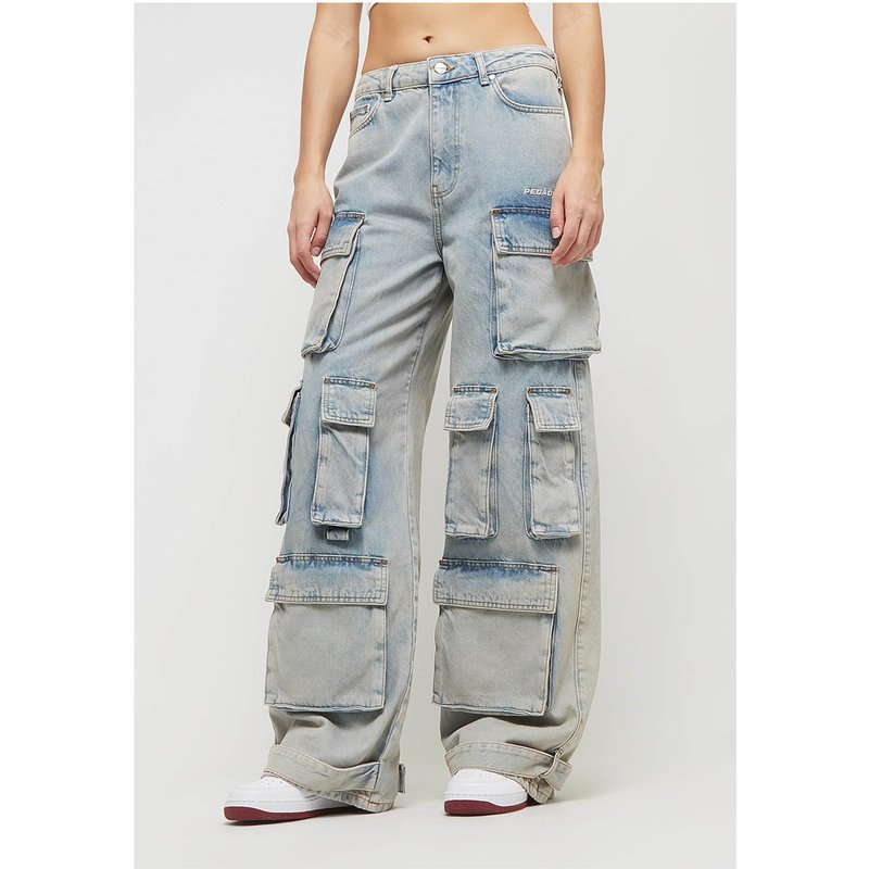 PEGADOR Celina High Waist Cargo Jeans
