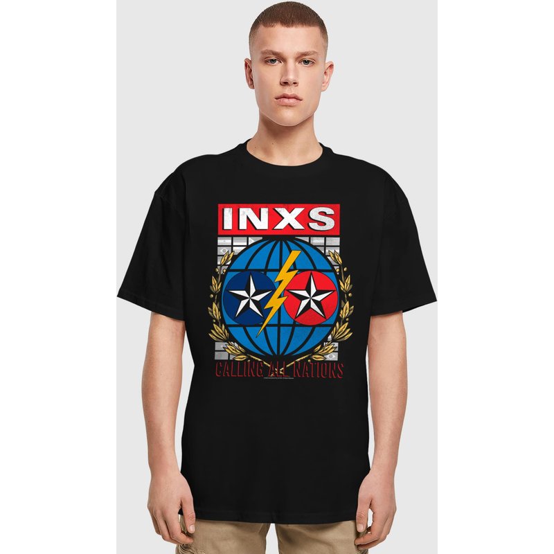 Merchcode INXS - Calling All Nations Heavy Oversize Tee