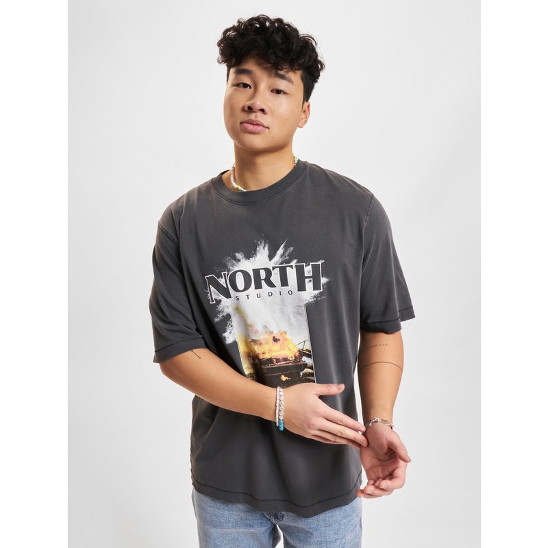 Jack & Jones Racer Photo Crew Neck T-Shirt