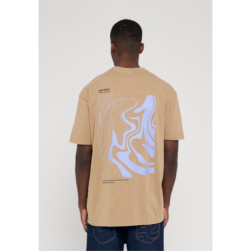 Lost Youth LY ACID WASHED TEE - CHAOS