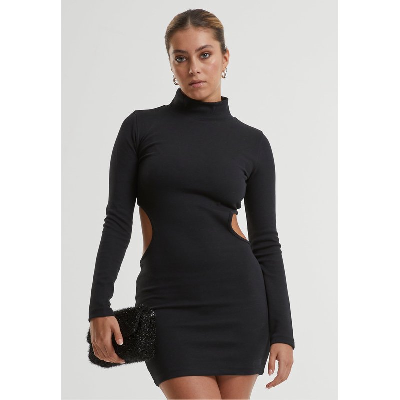 Urban Classics Ladies Cut Out Mini Dress