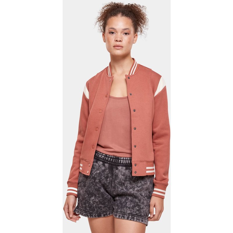 Urban Classics Ladies Inset College Sweat Jacket